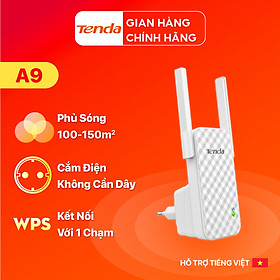 Bộ kích sóng Wifi Tenda A9 Chuẩn N 300Mbps - Hàng Chính Hãng