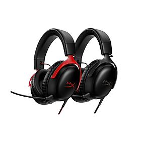 Tai nghe Gaming HyperX Cloud III (Black/Black Red) - Hàng chính hãng