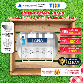Mua Bồn nước inox Tân Á Đại Thành Ngang (500L  1000L  1500L  2000L)  SUS 304 - Chính hãng  bảo hành 12 năm