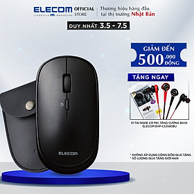 Mua Chuột không dây yên tĩnh BlueLED ELECOM M-TM10BB