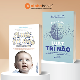 Sách (Combo 2 cuốn) - Luật trí não và Luật trí não dành cho trẻ - Alphabooks - BẢN QUYỀN