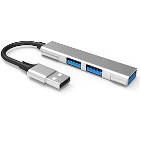 Mua Hub TYPE C VÀ Hub USB 3.0 Tốc Độ Cao 3 In 1 Vinetteam - Bộ Chia Cổng USB Mở Rộng - Cáp Chuyển Đổi Dành Cho Macbook PRO Laptop PC Máy Tính Hỗ Trợ Đa Năng Với Các Thiết Bị Chia Ổ USB - Hàng Chính Hãng