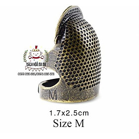 Mua Đê đe tay Cherish bằng kim loại bảo vệ ngón tay khi thêu thùa  may vá - Bách hóa Na Na Handmade DIY Shop