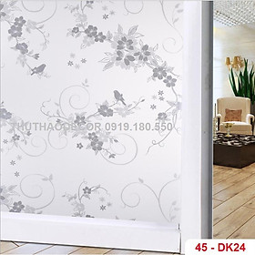 DECAL DÁN KÍNH MỜ SẴN KEO - BÁN THEO 1M TỚI