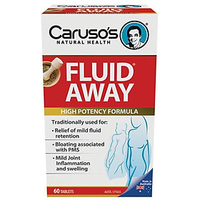 Carusos Natural Health Fluid Away 60 Tablets