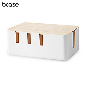 Hộp Đựng Ổ Cắm Điện Bcase Chống Bụi Dùng Để Sắp Xếp Cáp Sạc/Cáp Mạng Gọn Gàng
