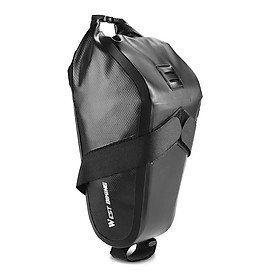 Bike Saddle Tube Bag Waterproof Bicycle Under Seats Bag Large Capacity Cycling Storage Bag Quick Release Bicycle Accessories