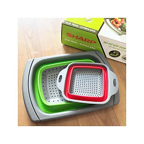 Mua Bộ 2 Rổ Silicon Gấp Gọn Thông Minh