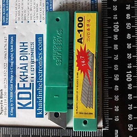Hộp lưỡi dao rọc giấy lớn, nguyên hộp 10 cái kde2375