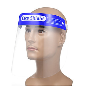Face Shield Reusable Transparent Safety Face Ma-sk Antifog Dustproof Fluid Resistant Full Protective Ma-sk Visor