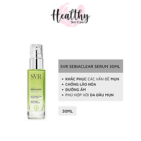 Tinh Chất Giảm Mụn Mờ Thâm Làm Mịn Da Dành Cho Da Dầu Mụn SVR Sebiaclear Serum 30ml