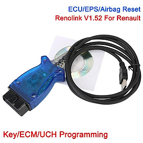 Cáp chẩn đoán lỗi ô tô OBD2 UCH kết nối USB cho Renault Key ECU Reset Reset Reset Reset Link V1.52 Key