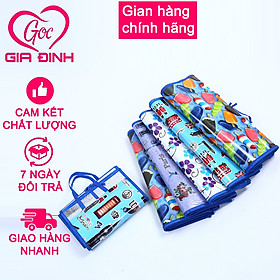 Bộ 02 chiếu cói văn phòng, du lịch gấp gọn tiện lợi