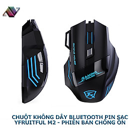 Mua Chuột máy tính không dây pin sạc YFRUITFUL M2 - kết nối cả Bluetooth và Wireless 3200 DPI