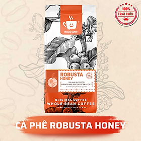 Cà Phê Robusta Honey Rang Mộc Xay Nguyên Chất Message Coffee Thượng Hạng 100%, Dùng Pha Máy, Pha Phin