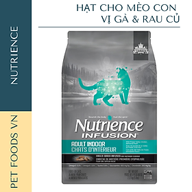 Hạt cho mèo trưởng thành NUTRIENCE Infusion Cat Adult vị Gà & Cá Hồi