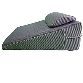 Mua Bộ Gối Chống Trào Ngược Dạ Dày Cao Cấp - Giúp giảm Ợ Nóng  Ợ Chua  Nuốt Nghẹn  Nuốt Vương  Viêm Họng  Đắng Miệng  Ho Khan  Buồn Nôn . . . - Bề Mặt Mát Xa  Dành Cho Người Lớn  ( Bao Gồm Gối Đầu Chống Trượt