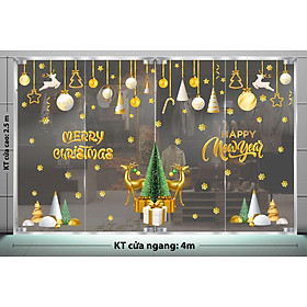 Mua Decal trang trí NOEL 2024 combo số 112