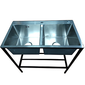 Mua Bộ Chậu rửa bát inox sus304 kèm chân thép sơn tĩnh điện cao cấp CBL04
