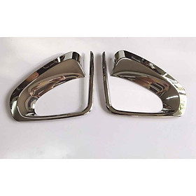 Ốp Viền Đèn Gầm Trước Mạ Crom Dành Cho Xe Fortuner 2017 2018 2019 2020