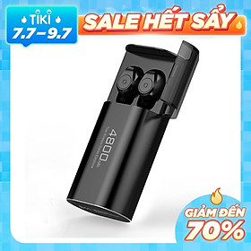 Tai Nghe Airpods Nhét Tai Lanith - Tai Nghe Kết Nối Bluetooth 5.0 - Chơi Game, Nghe Nhạc KIÊM PIN SẠC DỰ PHÒNG Dung Lượng Cao - Thiết Kế Đẹp Mắt, Độc Đáo - Âm Thanh Sống Động, Chân Thực - Hàng Nhập Khẩu - TAI00S11B
