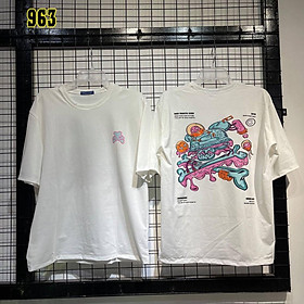 Áo Thun Unisex Freesize - Áo Thun From Rộng - Chất Vải Cotton Cao Cấp - 963