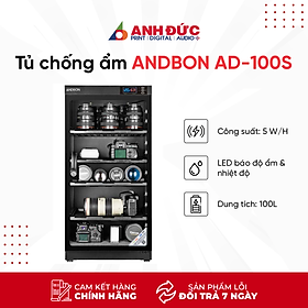 Mua Tủ chống ẩm ANDBON AD-100S (100 lít) - Hàng Chính Hãng