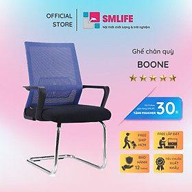 Ghế chân quỳ lưng trung bọc lưới SMLIFE Boone