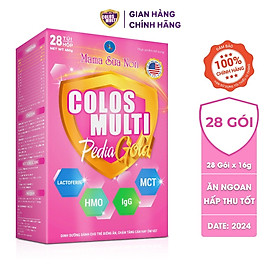 Sữa Non Colos Multi Pedia Gold hộp 28 gói x 16g chuyên biệt hỗ trợ giúp bé