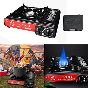 Portable Gas Stove Windproof Single Burner for Outdoor Cooking Hiking Picnic