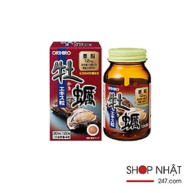 Thực phẩm bảo vệ sức khỏe ORIHIRO new oyster extract tablets  - Tặng túi zip 5 kẹo Senjaku