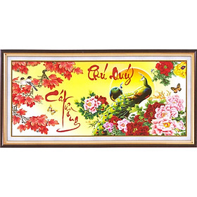 Mua Tranh thêu chữ thập Phú quý cát tường DLH-223019