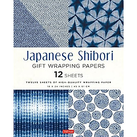 Hình ảnh sách Japanese Shibori Gift Wrapping Papers