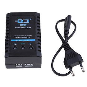 B3 2S-3S Li-ion 7.4V 11.1V 20W Battery Balance Compact Charger 110-240V AC