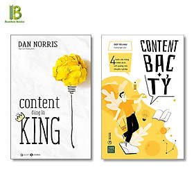 Combo 2Q: Content Đúng Là King + Content Bạc Tỷ - Bìa Mềm - Tặng Kèm Bookmark Bamboo Books