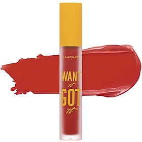 Son Kem Lì Nhẹ Môi Lemonade Want It Got It Lipcream 5g