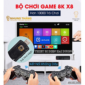 Máy Chơi Game Stick 8k x8 - Kết Nối Không Dây WIFI