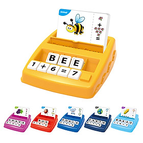2 in 1 Matching Letter Game Number Math Counting Alphabet Word Spelling Object Recognition Preschool Educational