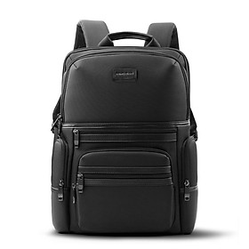 [CHÍNH HÃNG] Balo laptop 15.6 inch cao cấp Kingbag Lecce chất vải oxford kết hợp da thật kiểu dáng thời trang đẳng cấp