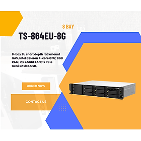 Thiết bị lưu trữ NAS TS-864eU-8G