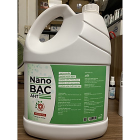 Can Nano bạc AHT diệt khuẩn 5 lít hương hoa hồng Pháp, trà trắng - dùng rửa tay diệt khuẩn, xịt vật dụng nhà cửa - hàng chính hãng