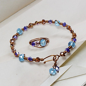 Bộ trang sức nữ phale vòng nhẫn kiểu dáng đẹp 06564-06567