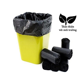 Mua Túi Đựng Rác Tự Hủy Sinh Học Size Lớn Bịch 3 Cuộn Màu Đen Bảo Vệ Môi Trường
