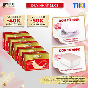 Combo 5 nước yến thật brand's đường phèn