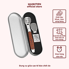Mua Dụng Cụ Mài  Chà Gót Chân Tẩy Da Chết Inox Cao Cấp Có Hộp Đi Kèm TiMa.lala - Hàng chính hãng