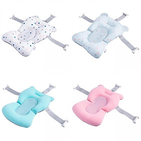 4Pcs Foldable Baby Bath Pad Baby Safety Shower Mat Comfortable Newborn Baby