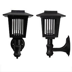 Solar Powered Mosquito Killer + White Night Light for Outdoor Yard Garden Lawn