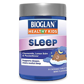 Bioglan Kids Sleep Chewable 50 Tablets NEW FORMULA