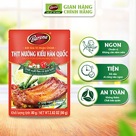 Combo 1 hộp (20 gói) xốt gia vị hoàn chỉnh Barona 80g