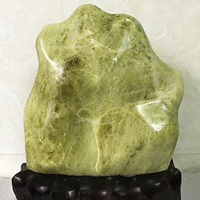 Mua Cây đá màu xanh lá cao 36cm nặng 10 kg cho người mệnh Hỏa và Mộc chất Serpentine Việt Nam